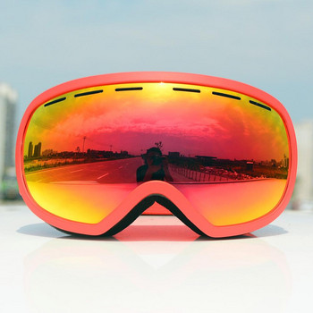 ROBESBON Ски очила Двуслойни против мъгла UV400 Професионално REVO покритие Мъже Жени Снежни очила Спорт на открито Ски