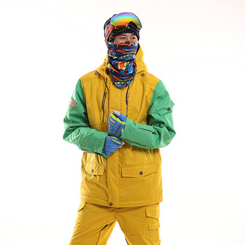 Най-новото висококачествено дамско яке за сноуборд, зимно топло -30 градуса Thiken, водоустойчиво ветроустойчиво компресирано ски яке