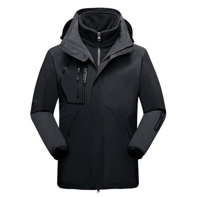 Ski Wear Γυναικεία Χειμωνιάτικα Σετ κουκούλα για σκι αδιάβροχα αντιανεμικά 3 σε 1 μπουφάν για σκι Snowboard ένδυση