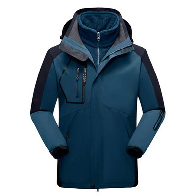 Ski Wear Γυναικεία Χειμωνιάτικα Σετ κουκούλα για σκι αδιάβροχα αντιανεμικά 3 σε 1 μπουφάν για σκι Snowboard ένδυση
