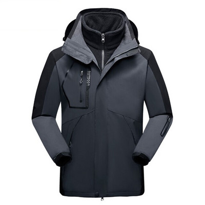 Ski Wear Γυναικεία Χειμωνιάτικα Σετ κουκούλα για σκι αδιάβροχα αντιανεμικά 3 σε 1 μπουφάν για σκι Snowboard ένδυση