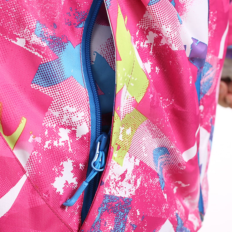 Ski Jacket Thicken New 2022 print meleg termikus vízálló szélálló kapucnis felsőruházat snowboard téli kabát nőknek