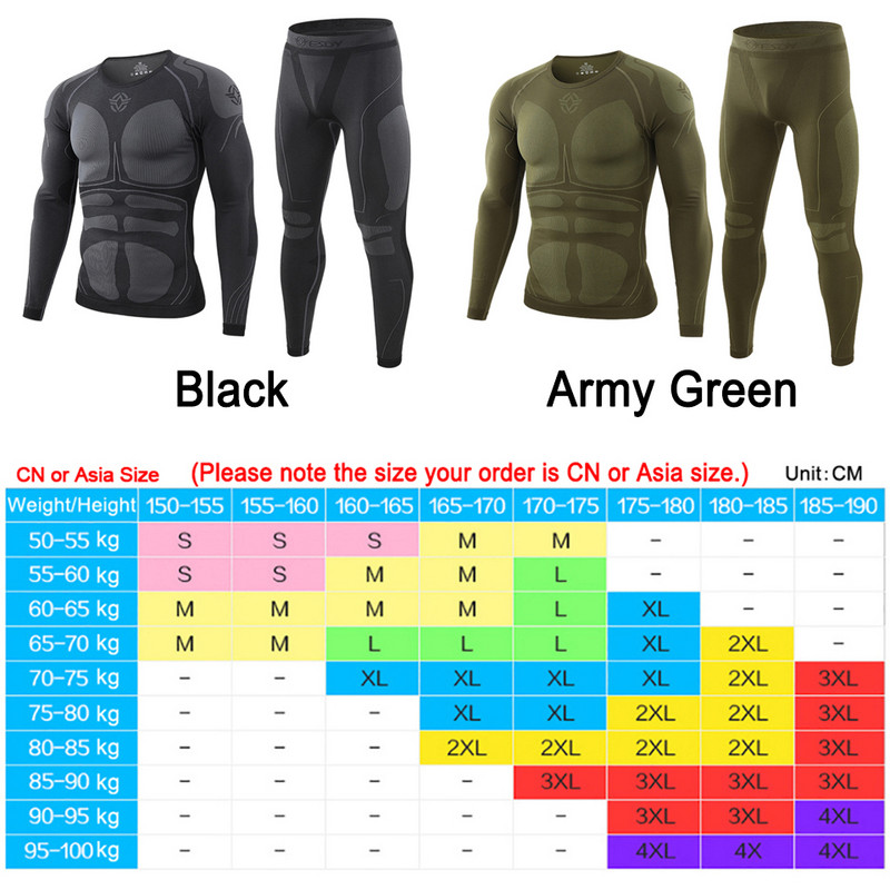 Kompleti termo skijaškog donjeg rublja Duge gaće za zagrijavanje Muška skijaška jakna i hlače Brzo sušeća odjeća za zimske sportove na otvorenom