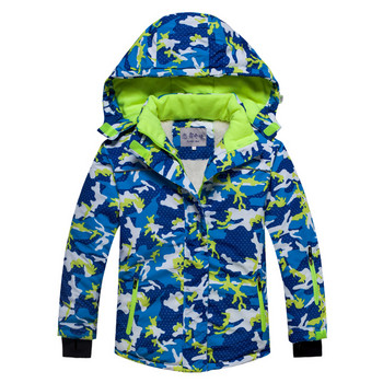 -30 Зимни детски снежни палта Висококачествено детско ски облекло Външно топло яке за момиче/момче Ветроустойчиво водоустойчиво ски облекло