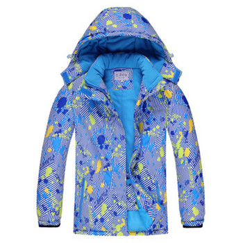 -30 χειμωνιάτικα παιδικά παλτό χιονιού Υψηλής ποιότητας Παιδικά ρούχα για σκι Υπαίθριο ζεστό μπουφάν για κορίτσι/αγόρι Αδιάβροχο αδιάβροχο ρουχισμό σκι