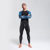 Set lenjerie de schi pentru bărbați > Lenjerie termică de iarnă >Colanți pentru alergare cu uscare rapidă > Lenjerie termică comprimată Haine de antrenament