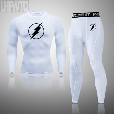 2021, lenjerie de corp termică pentru bărbați, set de trening cu compresie elastică de iarnă, costum de schi Long Johns, costume termice sportive respirabile