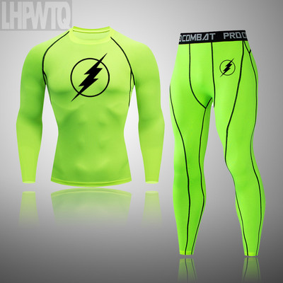 2021, lenjerie de corp termică pentru bărbați, set de trening cu compresie elastică de iarnă, costum de schi Long Johns, costume termice sportive respirabile