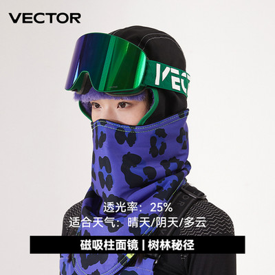 Slidinėjimo akiniai moteriški suaugusiųjų magnetiniai slidinėjimo akiniai dvisluoksniai nerasojantys didelis cilindras gali įstrigti trumparegystė