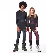 Slidinėjimo apatiniai kostiumai Vyrai Moteriški Kvėpuojantys Wicking Snieglentės Slidinėjimo apatiniai Marškinėliai Kelnės žiemos lauko sportui Slidinėjimo terminis rinkinys