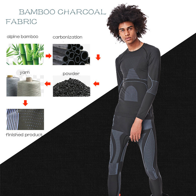 Slidinėjimo apatiniai kostiumai Vyrai Moteriški Kvėpuojantys Wicking Snieglentės Slidinėjimo apatiniai Marškinėliai Kelnės žiemos lauko sportui Slidinėjimo terminis rinkinys