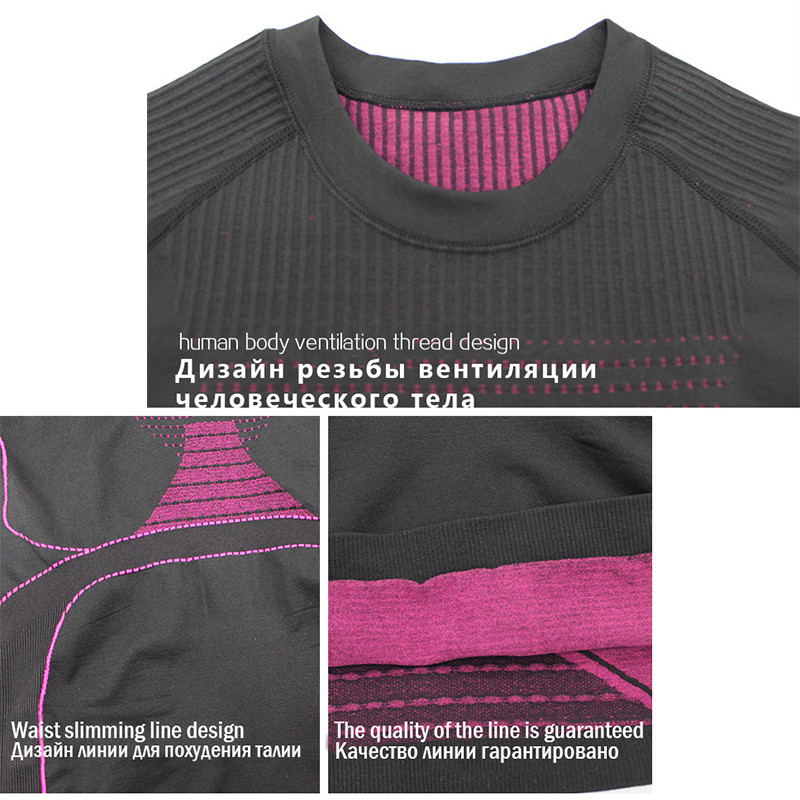 Slidinėjimo apatiniai kostiumai Vyrai Moteriški Kvėpuojantys Wicking Snieglentės Slidinėjimo apatiniai Marškinėliai Kelnės žiemos lauko sportui Slidinėjimo terminis rinkinys