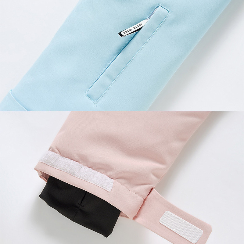 2022 m. žiemos naujas slidinėjimo kostiumas moterims, lauko snieglenčių striukė su gobtuvu, susiūta striukė, pastorinta šilta slidinėjimo rūbai, neperšlampama viršaus