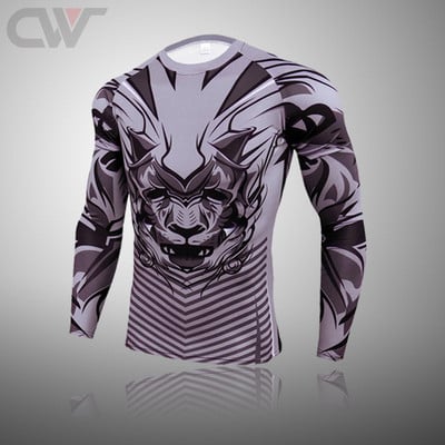 Мъжко ски термобельо Компресионен спортен костюм Чорапогащи за фитнес Тренировка Джогинг Спортен комплект за бягане Рашгард за мъже Анцуг