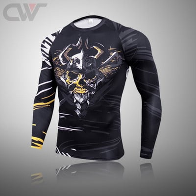 Мъжко ски термобельо Компресионен спортен костюм Чорапогащи за фитнес Тренировка Джогинг Спортен комплект за бягане Рашгард за мъже Анцуг