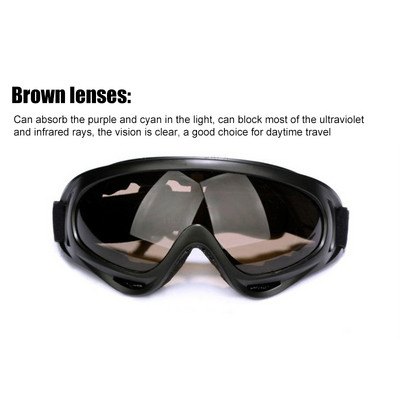 1vnt žiemos vėjui atsparūs slidinėjimo akiniai akiniai lauko sportui cs akiniai slidinėjimo akiniai UV400 dulkėms atsparūs motociklų dviračių akiniai