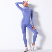 Női lány sí fehérnemű szett Fitnesz edzés Termál tornaterem Sí Snowboard Sport Futó Jóga Edzőruha Long Johns 9185AB