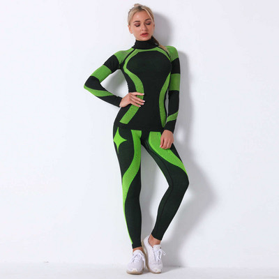 Női lány sí fehérnemű szett Fitnesz edzés Termál tornaterem Sí Snowboard Sport Futó Jóga Edzőruha Long Johns 9185AB