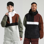 2023 m. Naujos žieminės viršutinės slidinėjimo striukės Velvetas lauko sportinis snieglenčių kostiumas vyrams, moteriškas, šilti drabužiai su gobtuvu, vėjui atsparus vandeniui atsparus paltas