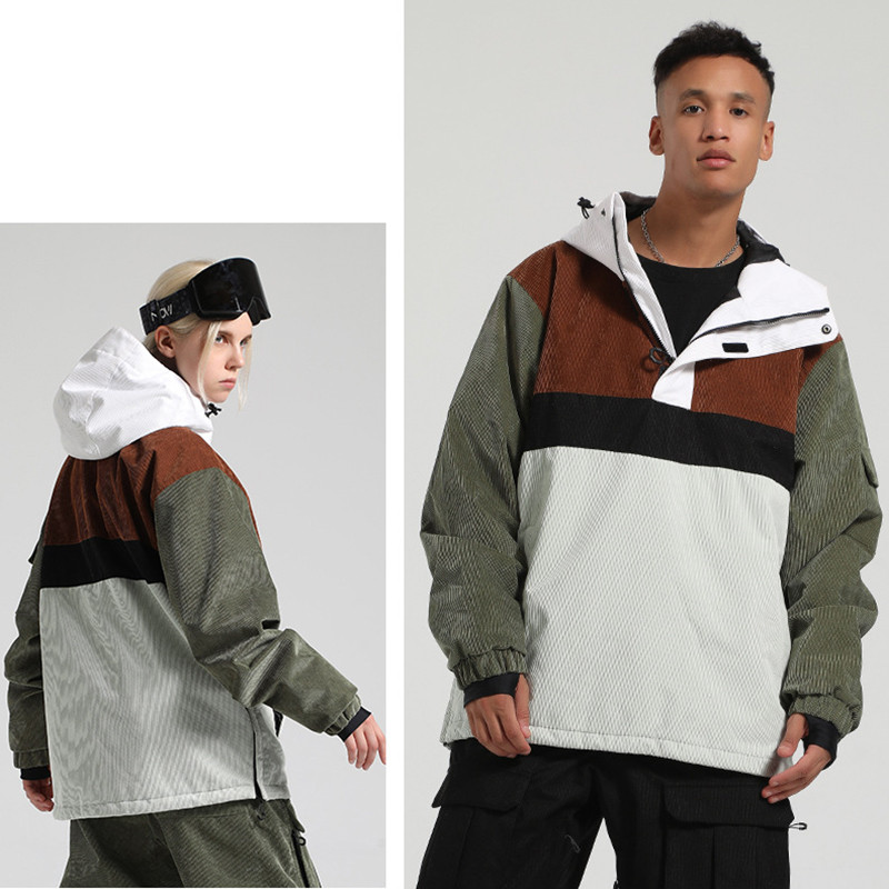 2023 m. Naujos žieminės viršutinės slidinėjimo striukės Velvetas lauko sportinis snieglenčių kostiumas vyrams, moteriškas, šilti drabužiai su gobtuvu, vėjui atsparus vandeniui atsparus paltas