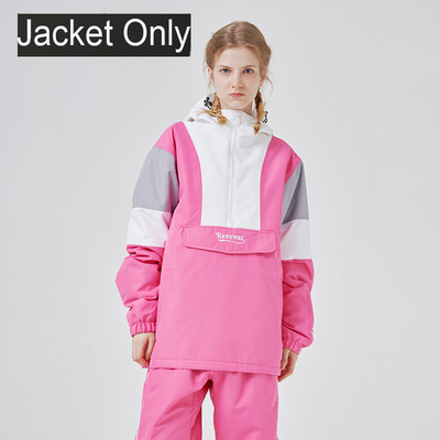 Nauja slidinėjimo striukė Vyriška Moteriška sniego gobtuvas lauke Žieminė sniego striukė Vėjui atspari vandeniui kvėpuojanti snieglenčių paltai Moteriška sniego apranga