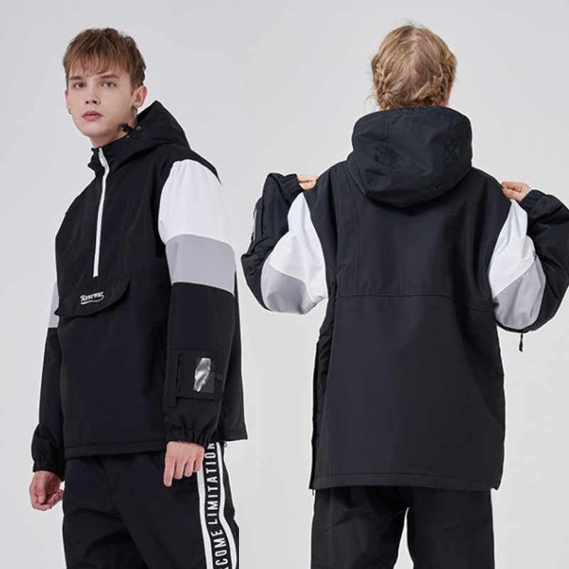 Nauja slidinėjimo striukė Vyriška Moteriška sniego gobtuvas lauke Žieminė sniego striukė Vėjui atspari vandeniui kvėpuojanti snieglenčių paltai Moteriška sniego apranga