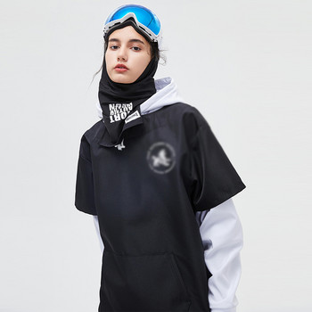 2021 Νέο γυναικείο πουλόβερ σκι αδιάβροχο ύφασμα μονής έκδοση Μπουφάν για σνόουμπορντ για άντρες αντανακλαστικό ψεύτικο σετ δύο τεμαχίων