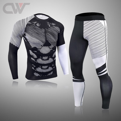 New Long Johns Mens Winter Sports Ski Thermal Underwear Set Windproof Warm Cycling Thermo Underwear Quick Dry Suit for Men