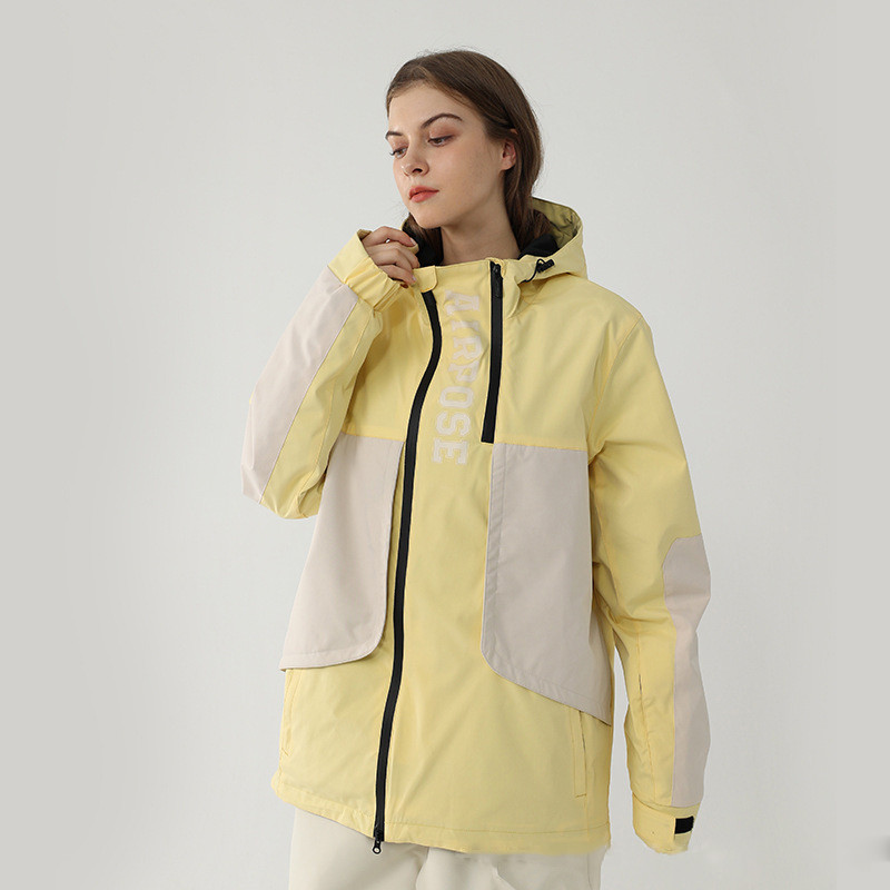 2022 m. nauja slidinėjimo striukė Moteriška lauko sportinė snieglenčių striukė Vyriška slidinėjimo kostiumas pastorintas šiltas, atsparus vėjui, vandeniui atsparus žieminis drabužis