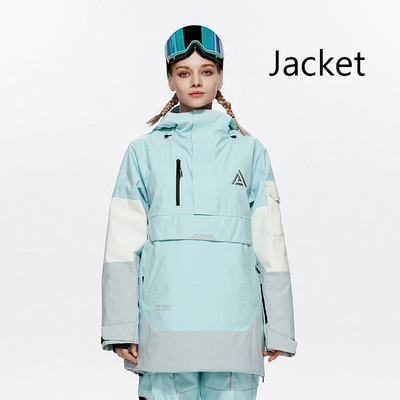 2023 m. nauja viršutinė slidinėjimo striukė Moteriška lauko sportinė snieglenčių striukė su šiltu gobtuvu slidinėjimo paltas, vėjui atsparus, vandeniui atsparus žiemos apdangalas