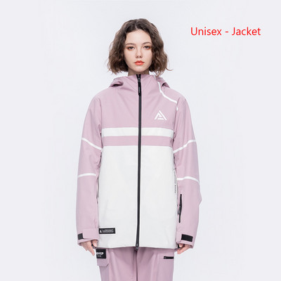 Jachetă de schi, nouă, de iarnă, femei, bărbați, sport, jachetă de snowboard, îngroșată, cu glugă termică.