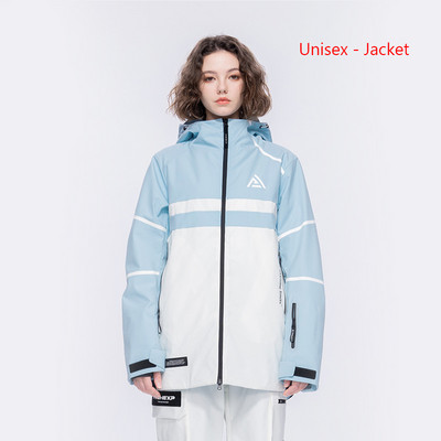 Jachetă de schi, nouă, de iarnă, femei, bărbați, sport, jachetă de snowboard, îngroșată, cu glugă termică.