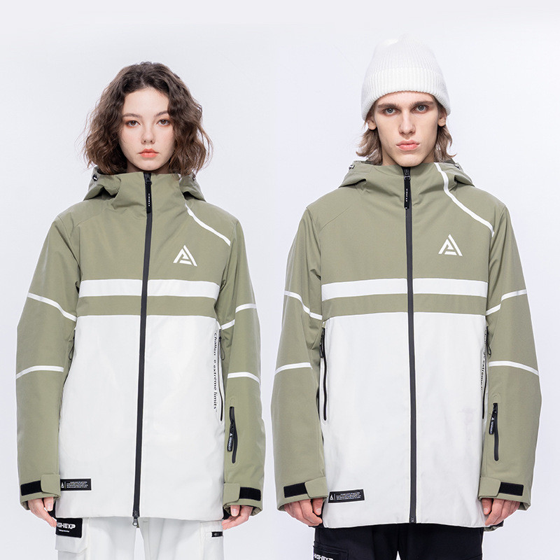 Jachetă de schi, nouă, de iarnă, femei, bărbați, sport, jachetă de snowboard, îngroșată, cu glugă termică.