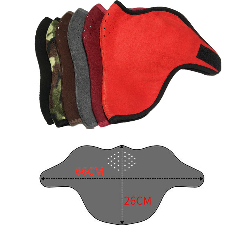 Mască de față din lână Încălzitor pentru gât Mască de iarnă rezistentă la vânt Mască de față pentru ciclism Femei Bărbați Esarfă sport Schi Drumeții Mască de călărie Ghet