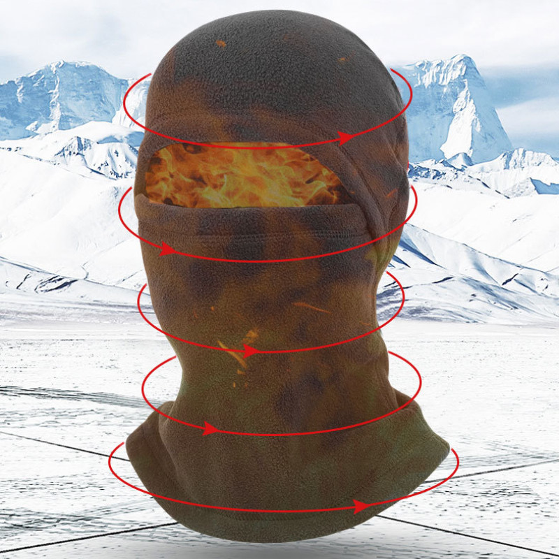 Žiemos lauko balaklavai šilti vilnoniai motociklai, žvejyba, jojimas, slidinėjimas, veido kaukė, šilta, vėjui atspari, visą veidą dengianti kepurės kaukė