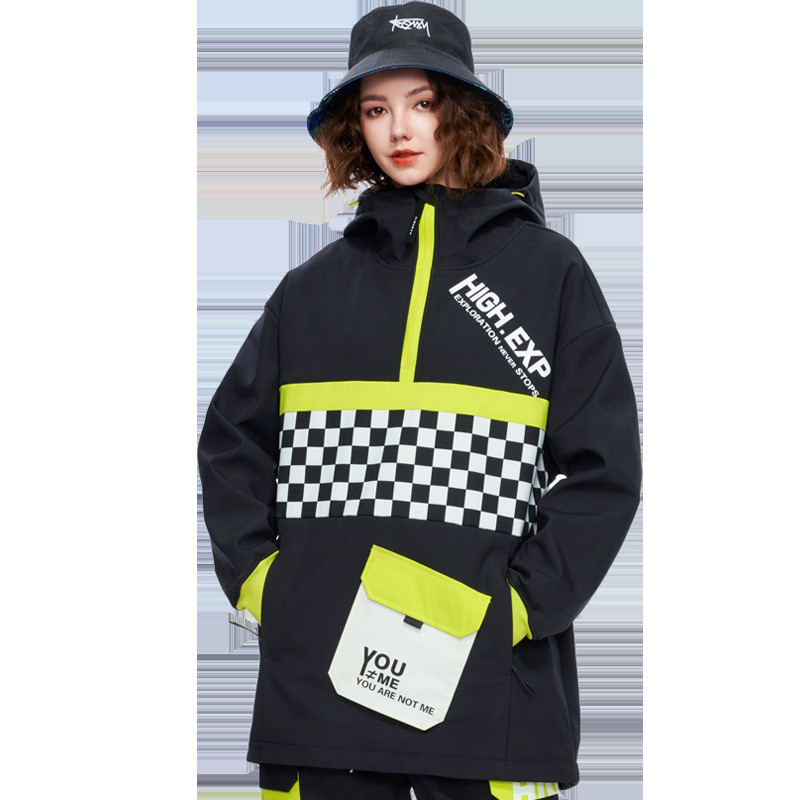 2023 m. nauja slidinėjimo striukė Moteriška, neperšlampama šilta žieminė slidinėjimo megztinė Vyriška snieglenčių dėvėjimas Moteriškas sniego paltas Vėjo nepraleidžiantys sniego drabužiai