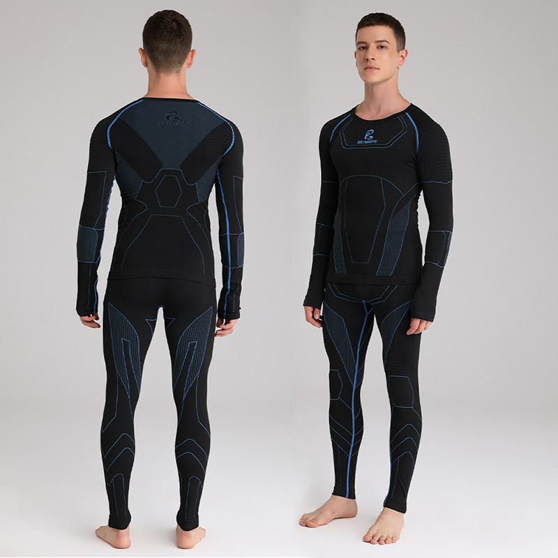 Moteriški apatiniai slidinėjimo rūbai Greitai džiūstantys vyriški lauko sportiniai dviračių sportai snieglenčių alpinizmo apatinių komplektai, kostiumai, prakaitą praleidžiantys drabužiai