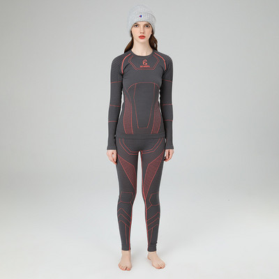 Iarnă bărbați lenjerie termică de schi uscare rapidă încălzită femei set de zăpadă pantaloni de top pantaloni cald pentru snowboard ținute sport în aer liber haine masculine