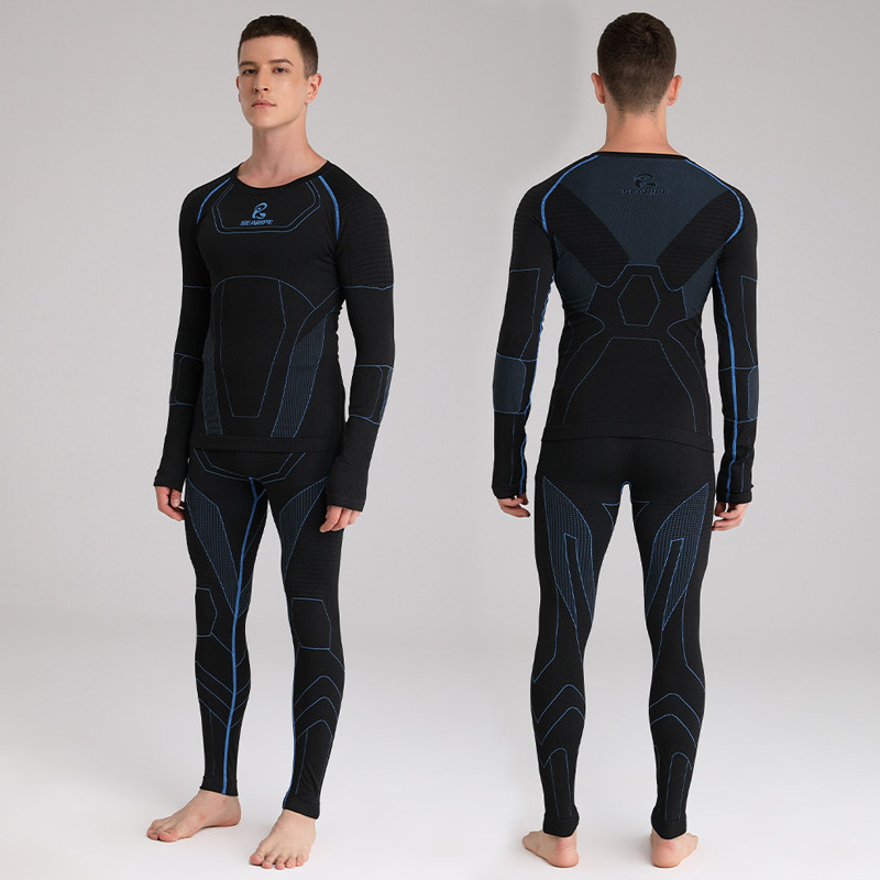 Iarnă bărbați lenjerie termică de schi uscare rapidă încălzită femei set de zăpadă pantaloni de top pantaloni cald pentru snowboard ținute sport în aer liber haine masculine