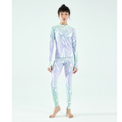 Set de lenjerie termică de schi pentru femei Sport Uscare rapidă Trening funcțional de compresie Fitness Cămăși strâmte Jachete Costume sport