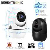 5G WiFi kamera 1080P WiFi PTZ IP kamera Belaidė WiFi stebėjimo kamera Alexa Google Auto Tracking Indoor Security IP Camera