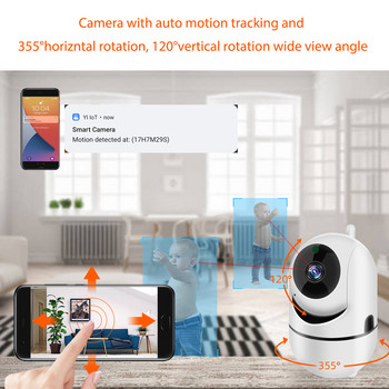 Κάμερα 5G WiFi 1080P WiFi PTZ Κάμερα IP Ασύρματη κάμερα παρακολούθησης WiFi Alexa Google Auto Tracking Κάμερα IP ασφαλείας εσωτερικού χώρου