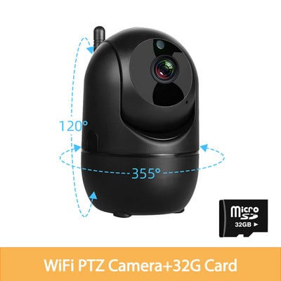 5G WiFi kamera 1080P WiFi PTZ IP kamera Belaidė WiFi stebėjimo kamera Alexa Google Auto Tracking Indoor Security IP Camera