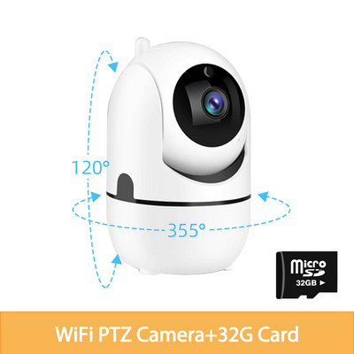 5G WiFi kamera 1080P WiFi PTZ IP kamera Belaidė WiFi stebėjimo kamera Alexa Google Auto Tracking Indoor Security IP Camera