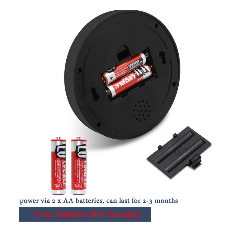 Креативна черна пластмасова куполна CCTV фиктивна камера, мигаща светодиодна фалшива камера, захранване чрез AA батерия, система за наблюдение и сигурност