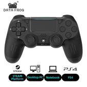 Ασύρματο χειριστήριο παιχνιδιών DATA FROG για χειριστήριο παιχνιδιών δόνησης συμβατό με Bluetooth για PS4 για χειριστήρια παιχνιδιών κονσόλας PS4 Slim/Pro για υπολογιστή