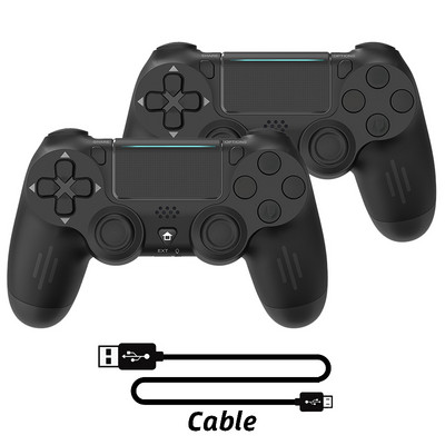 Ασύρματο χειριστήριο παιχνιδιών DATA FROG για χειριστήριο παιχνιδιών δόνησης συμβατό με Bluetooth για PS4 για χειριστήρια παιχνιδιών κονσόλας PS4 Slim/Pro για υπολογιστή