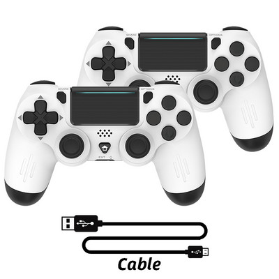 Ασύρματο χειριστήριο παιχνιδιών DATA FROG για χειριστήριο παιχνιδιών δόνησης συμβατό με Bluetooth για PS4 για χειριστήρια παιχνιδιών κονσόλας PS4 Slim/Pro για υπολογιστή