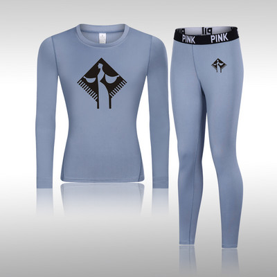 Moterų gimnastikos marškinėlių kompresinis jogos rinkinys Greitai džiūstantis moteriškas ilgomis rankovėmis + ilgos kelnės lauko sportinė apranga Fitneso sportinė apranga, skirta