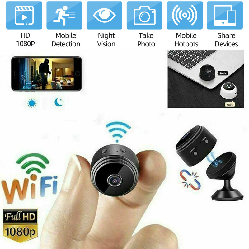 С Wifi камера Защита на сигурността Мини камера Pet Cat Dog Cam 1080p Домашна камера IP камера Smart Video Cams